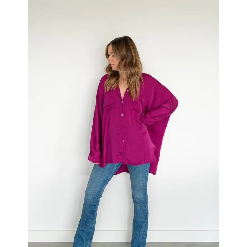 LOULU SHIRT - HIBISCUS