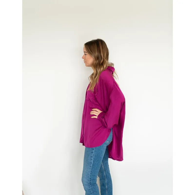 LOULU SHIRT - HIBISCUS