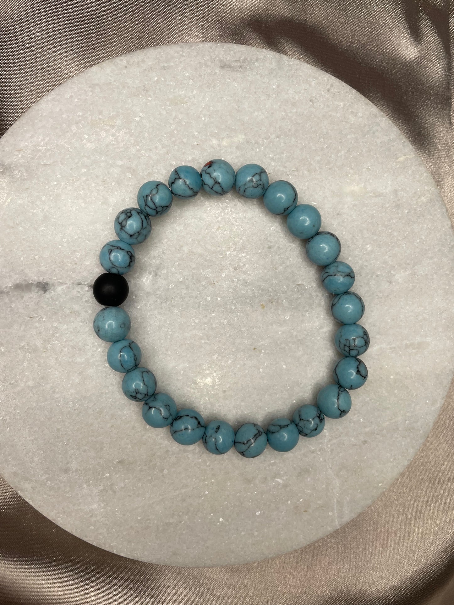 Natural Stone Vintage Beaded Bracelet