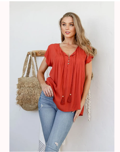 RUSTY RED TOP