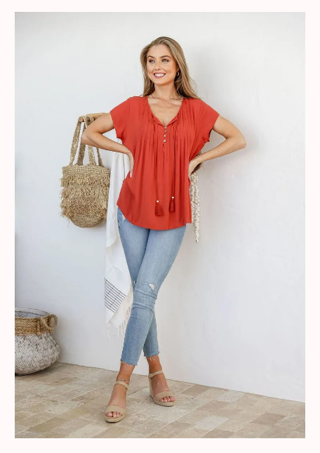 RUSTY RED TOP