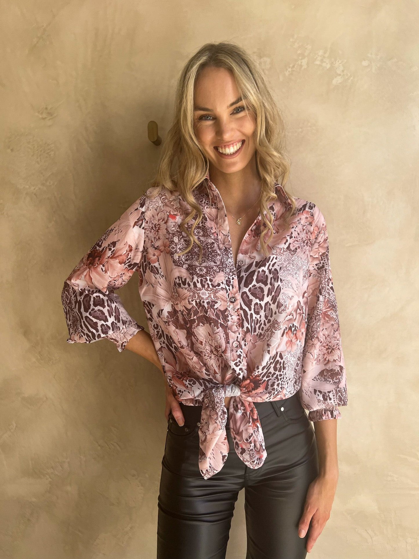MESHA SHIRT - CELINE PRINT