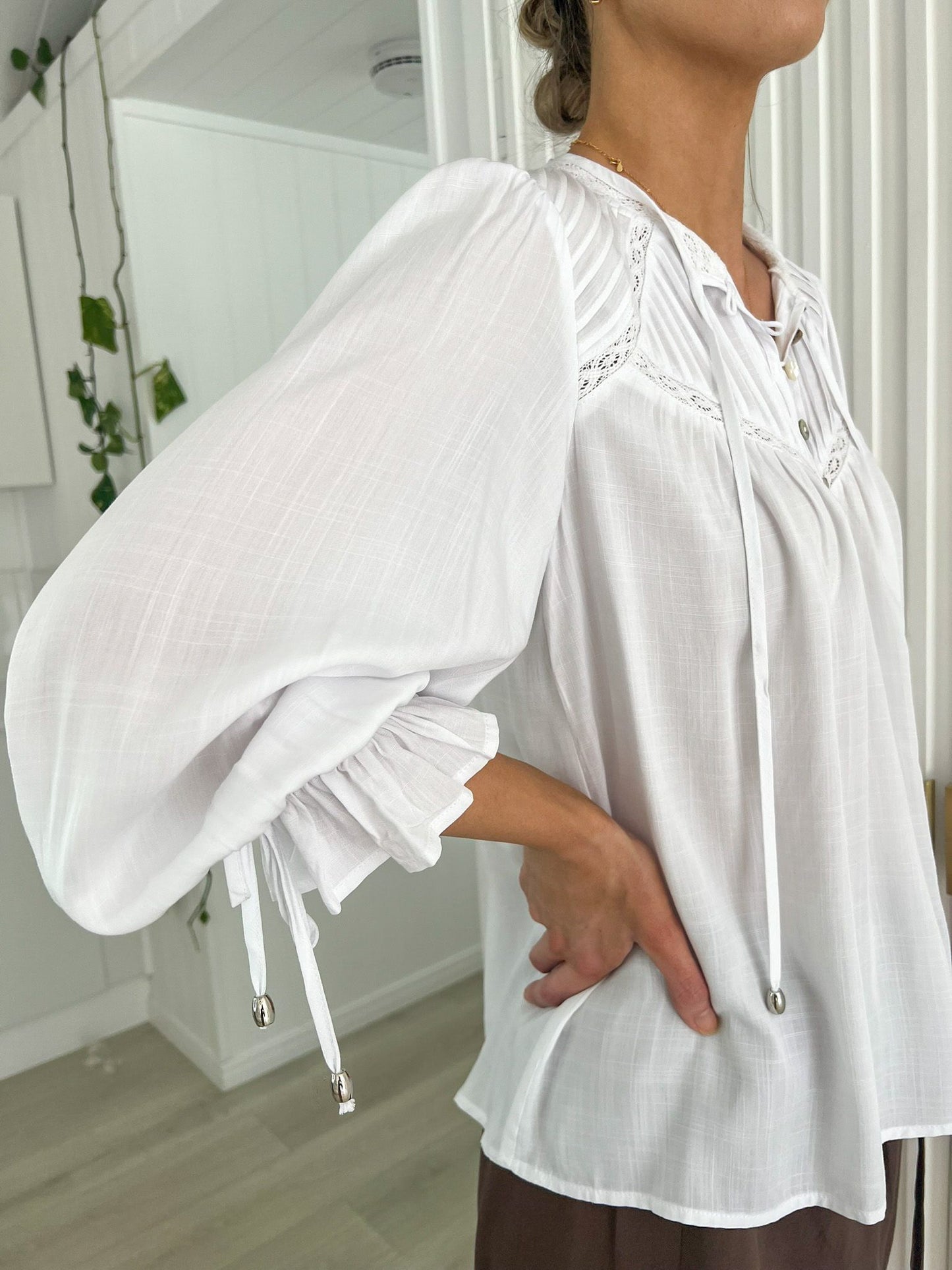 ELLE BLOUSE - WHITE