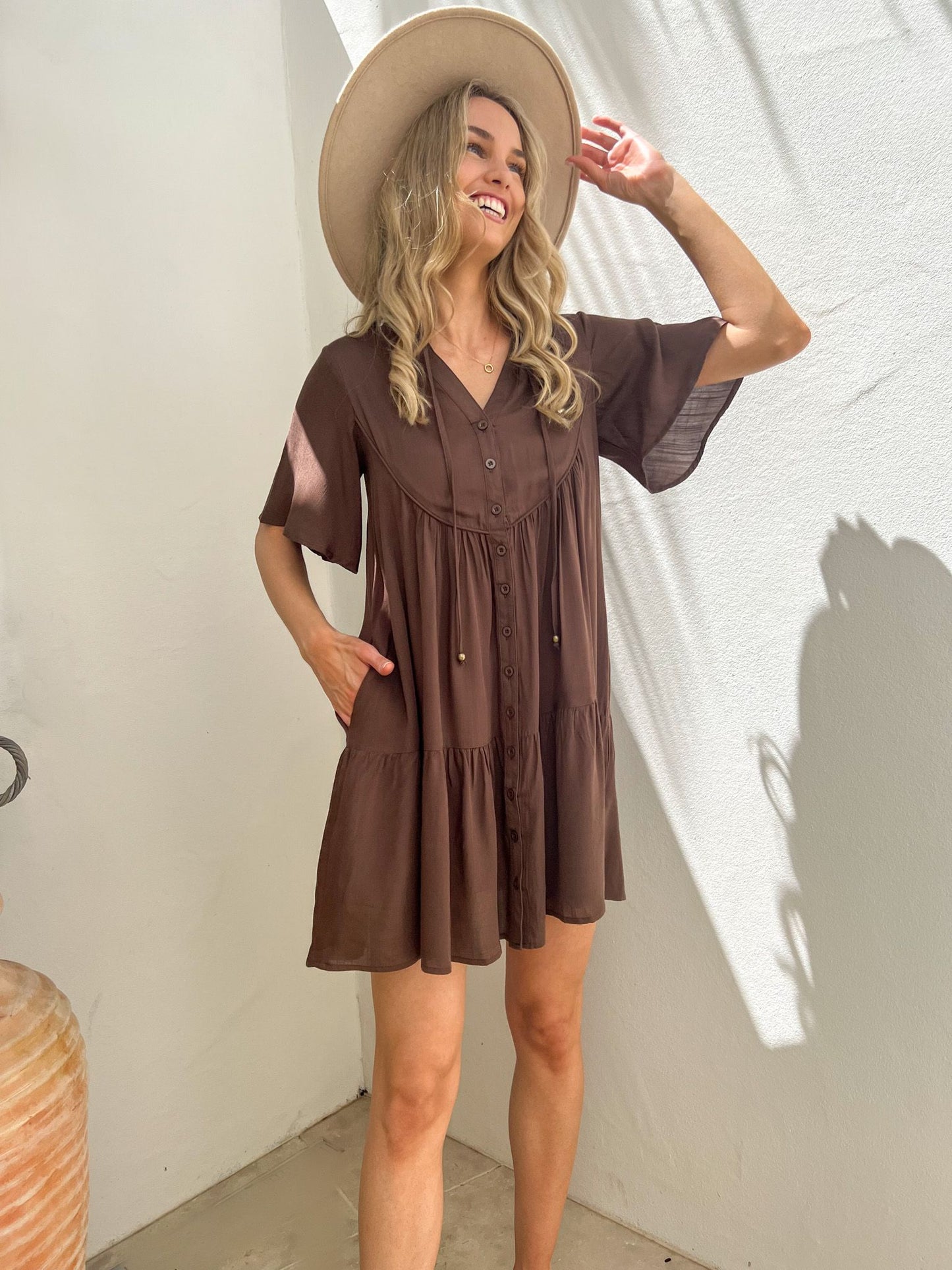 FARROW DRESS - DONKEY