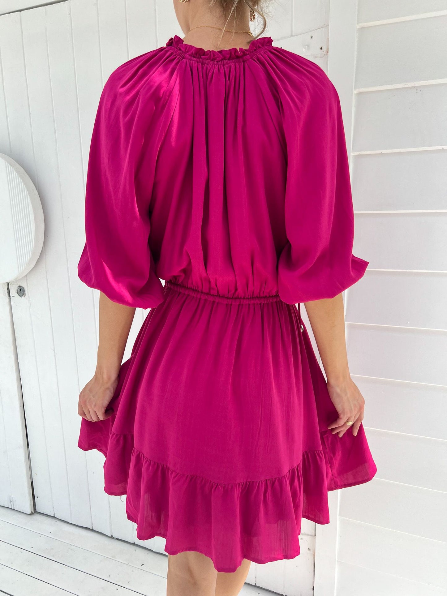 HOLLY DRESS - MAGENTA