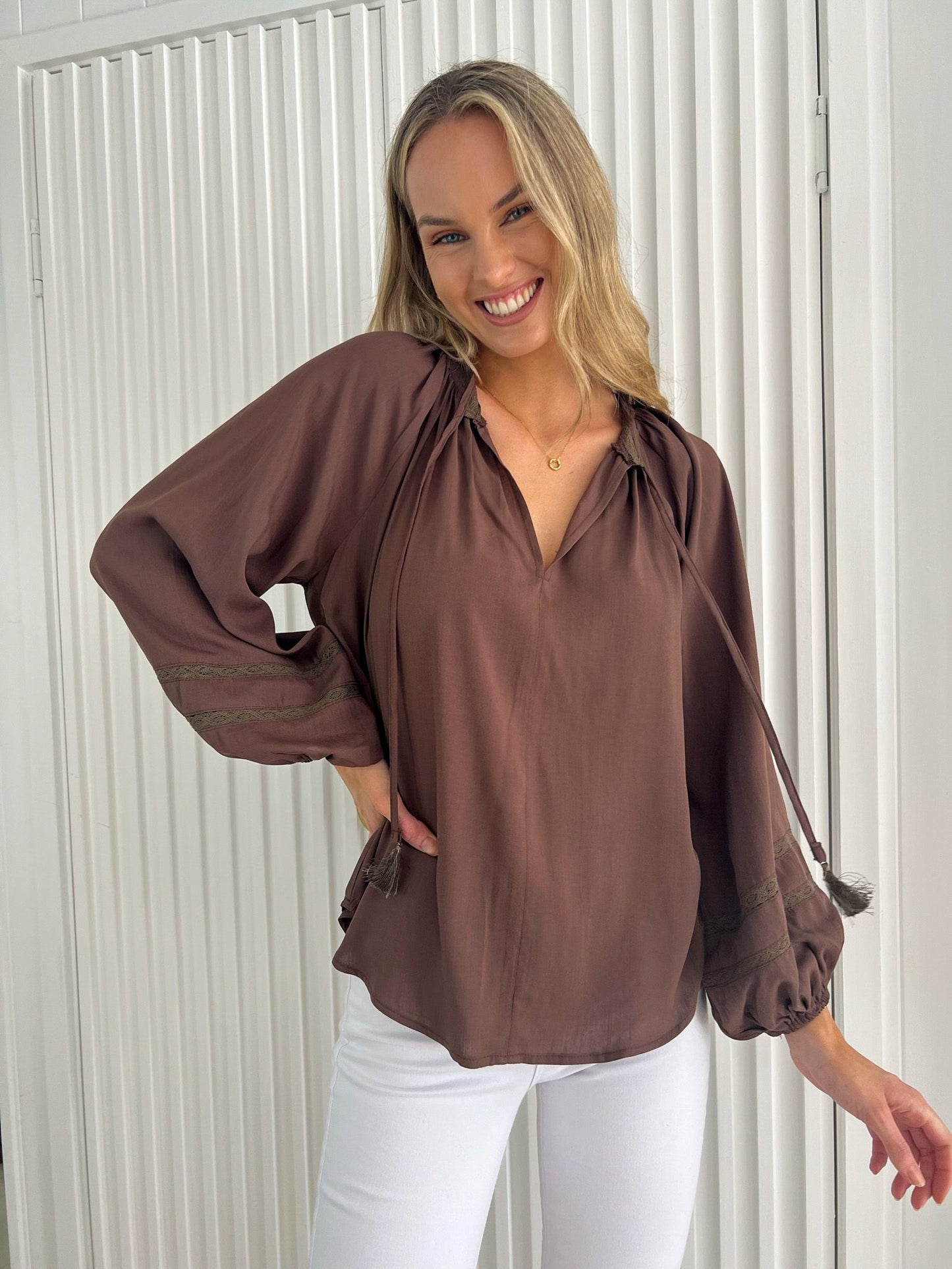 RAVEN BLOUSE - DONKEY