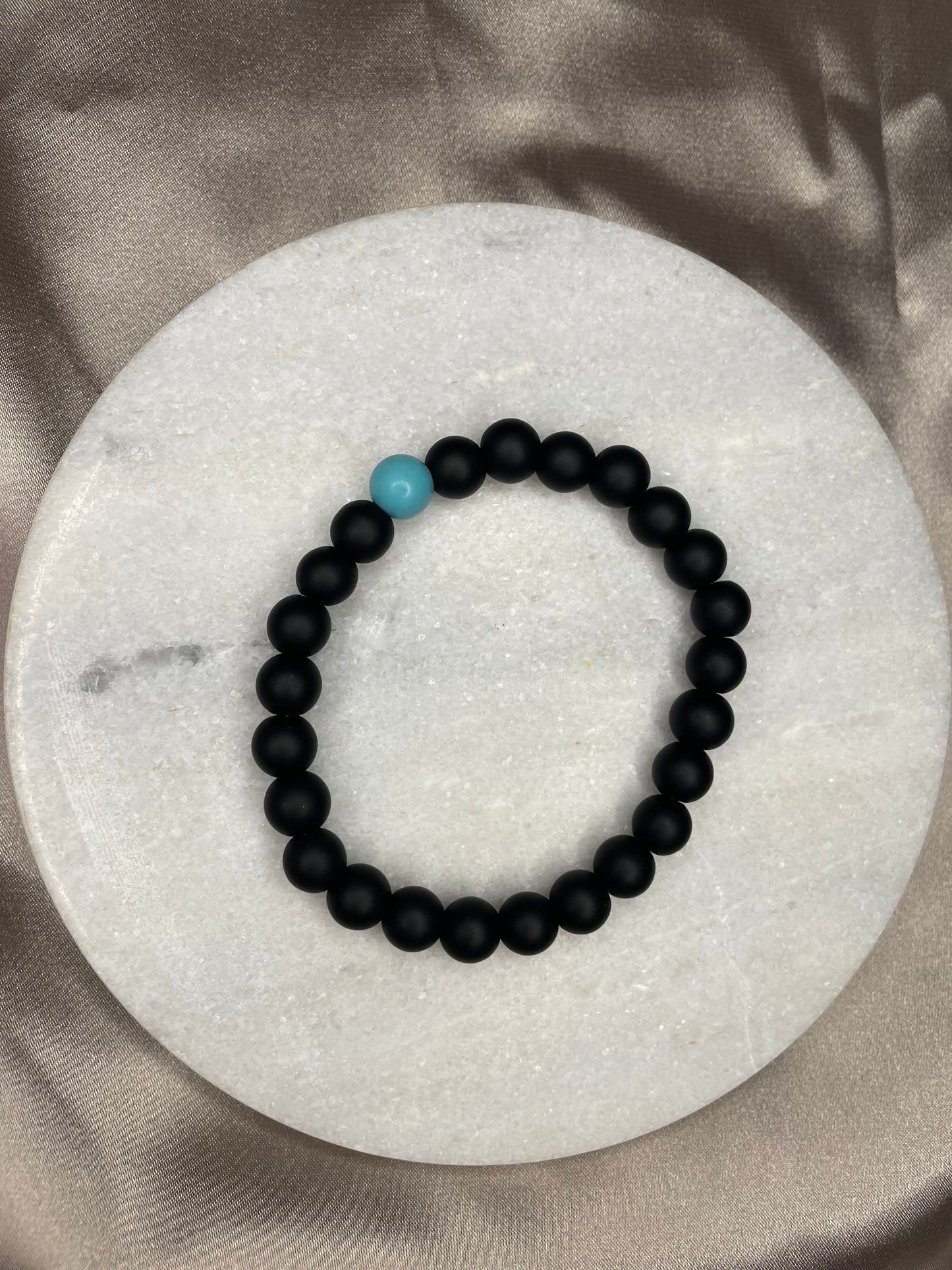 Natural Stone Vintage Beaded Bracelet